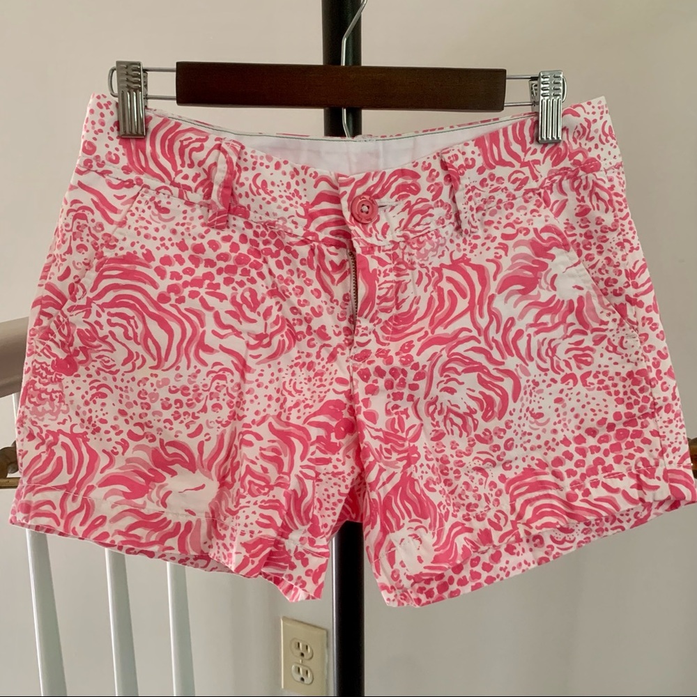 Lilly Pulitzer The Callahan Short Get Spotted, size 0